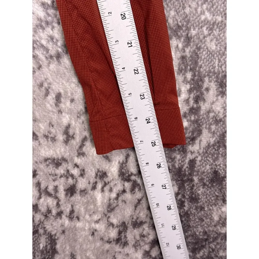 ARC'TERYX Ferine Shirt Medium Womens Nylon Ripstop Utility Burnt Orange_5